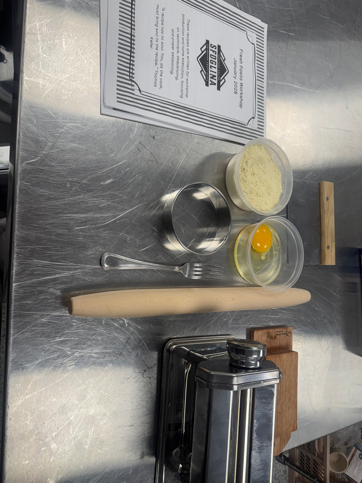 Hand Made Pasta Class